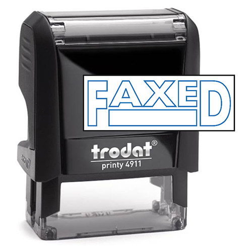 Stock Title Stamp - Faxed