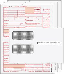 BUNDLE - Laser 1099-NEC 3 part set w/envelopes