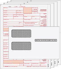 BUNDLE - Laser 1099-NEC 4 part set w/envelopes
